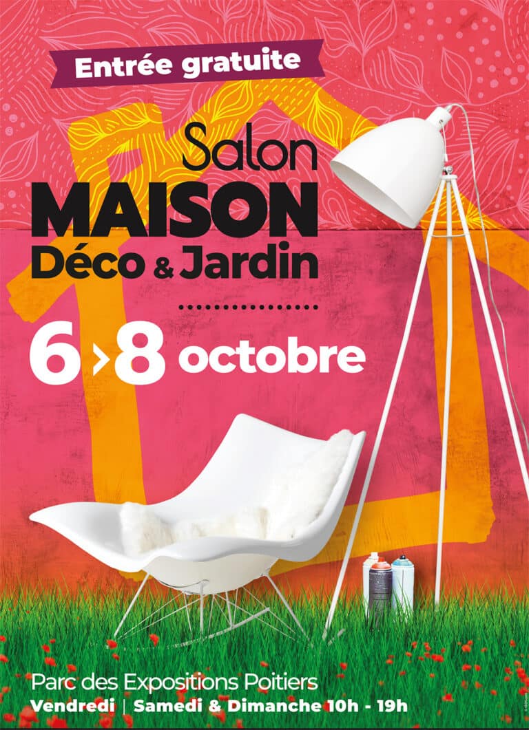 Salon Maison Déco & Jardin de Poitiers du 6 au 8 octobre 2023